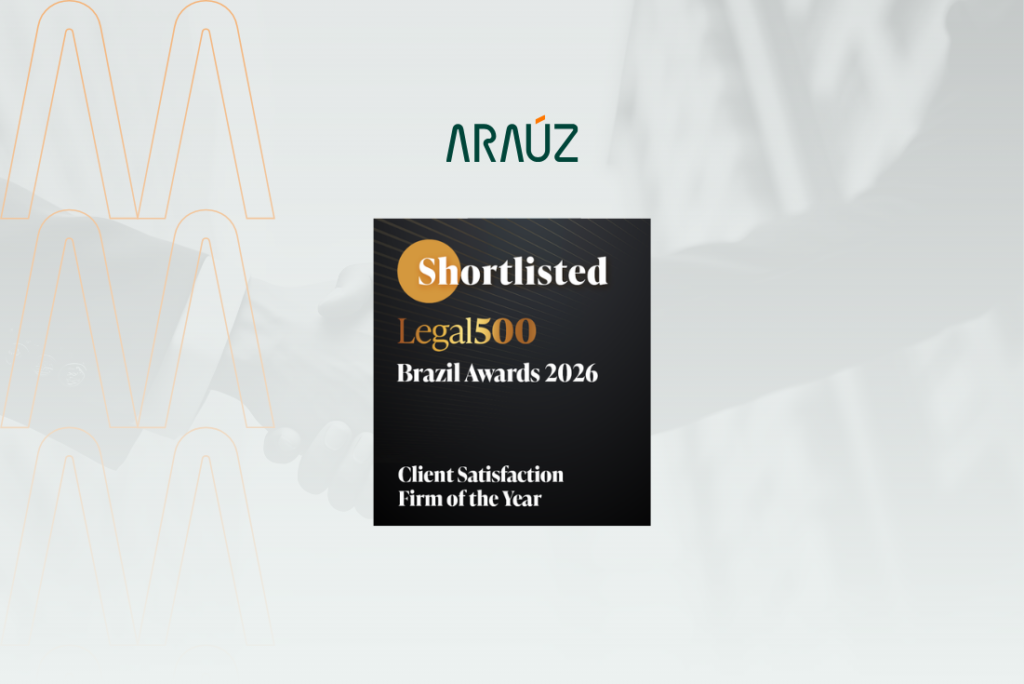 Araúz entre os finalistas do Legal 500 Brazil Awards 2026 Araúz finalistas Legal 500